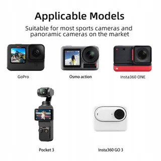 LICHIFIT Selfiestick DJI Osmo Pocket 3 Action 4 Insta360 ONE X3 X2 — miniatuur 9