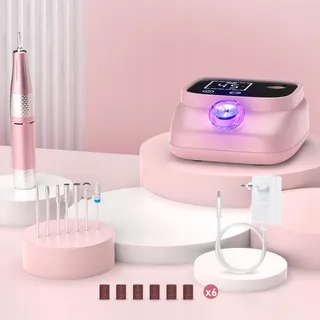 ANBEISTEE Professionele Nagelfrees 45000 RPM Set Roze — miniatuur 6