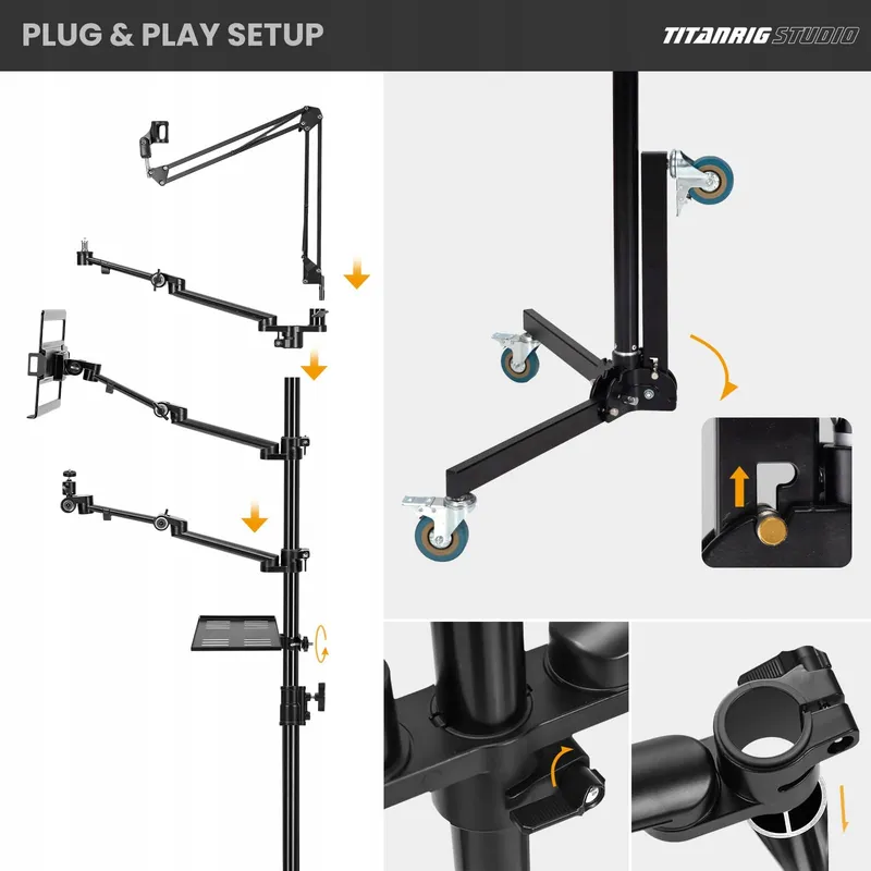 TARION Tafelstatief Camera Flexibele Arm Fotografie — foto 7