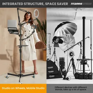 TARION Tafelstatief Camera Flexibele Arm Fotografie — miniatuur 2
