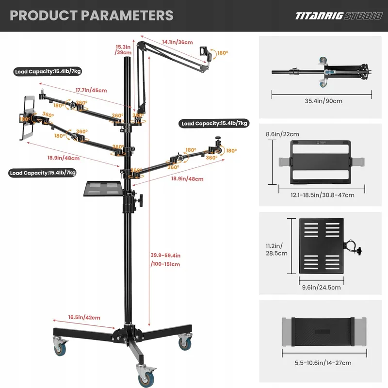 TARION Tafelstatief Camera Flexibele Arm Fotografie — foto 6