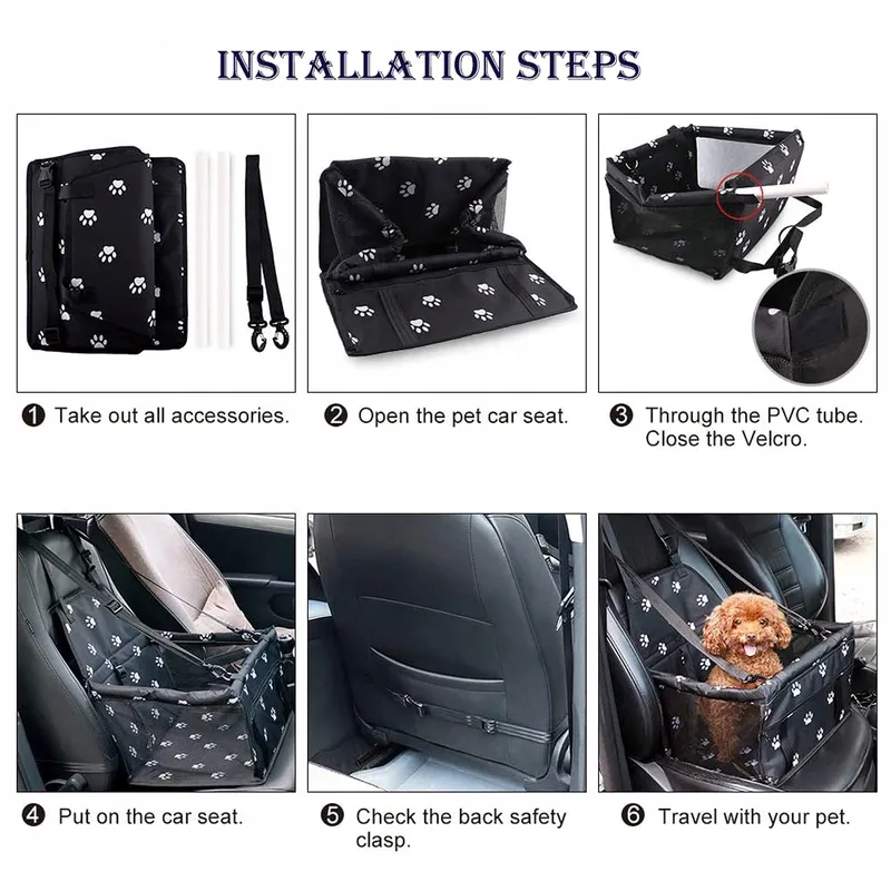 MENGQI Waterdichte Huisdiermat Auto Oxford Stof — foto 4