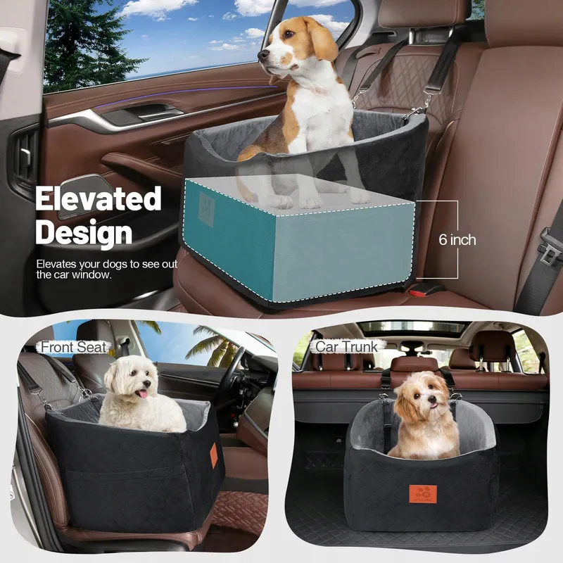 HEGGOOE Hondenautostoel Klein Middelgroot Memory Foam — foto 3