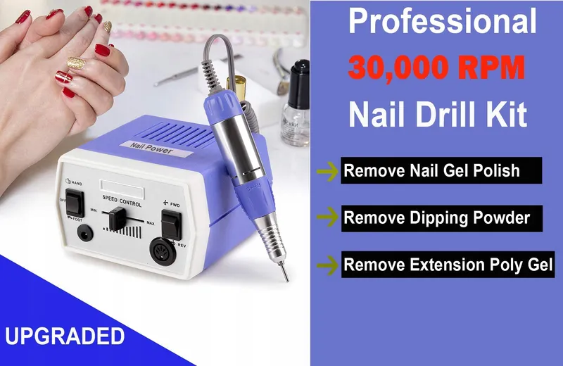 JD700 Nagelfrees 30000 rpm Manicure Pedicure Set — foto 8