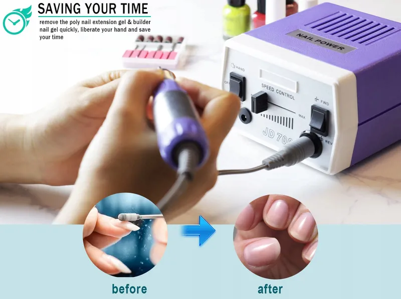 JD700 Nagelfrees 30000 rpm Manicure Pedicure Set — foto 3