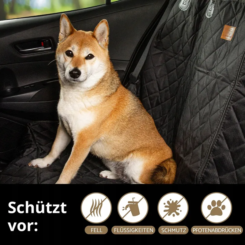 AMZPET Waterdichte Hondenmat Achterbank Auto 133x45cm — foto 7