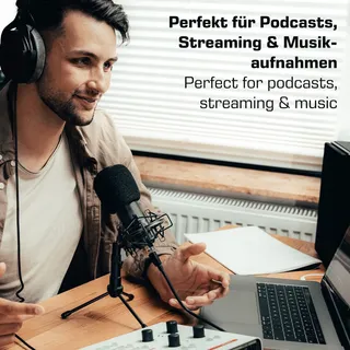DOCKIN MP1000 USB Microfoon PC Mac Streaming Statief — miniatuur 5