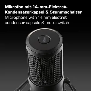 DOCKIN MP1000 USB Microfoon PC Mac Streaming Statief — miniatuur 4