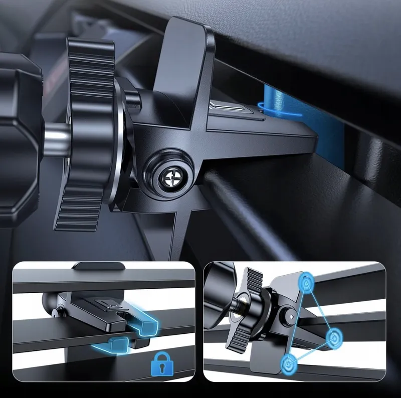 ANDOBIL Telefoonhouder Auto Ventilatie 360° iPhone 16 Pro Max Galaxy S24 — foto 8