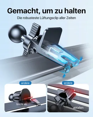 ANDOBIL Telefoonhouder Auto Ventilatie 360° iPhone 16 Pro Max Galaxy S24 — miniatuur 2
