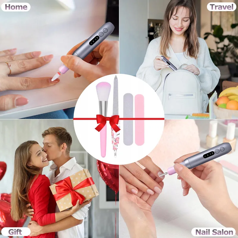 EVILTO Manicure Pedicure Set Draadloze Elektrische Vijl USB — foto 7