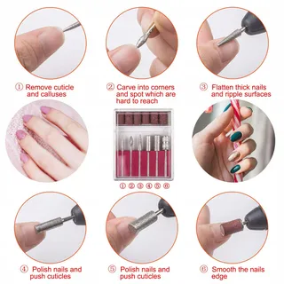 Elektrische Nagelfrees Manicureset 20000rpm — miniatuur 3