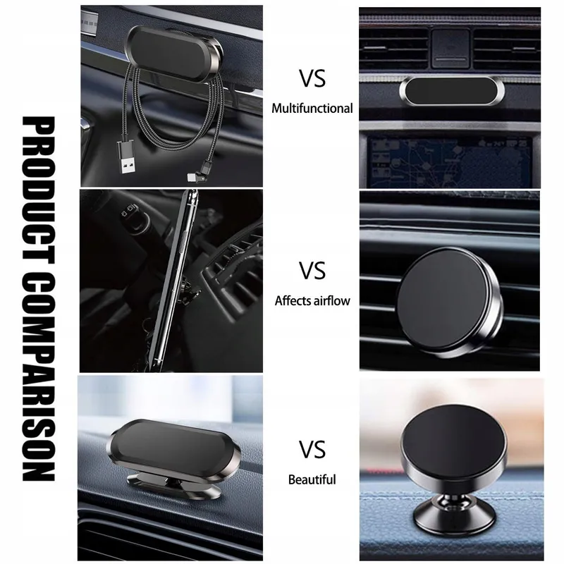 Magnetische Autohouder 360 voor iPhone Smartphone Android — foto 2