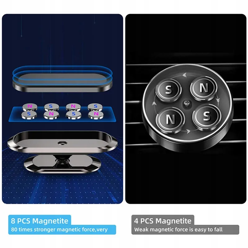 Magnetische Autohouder 360 voor iPhone Smartphone Android — foto 3