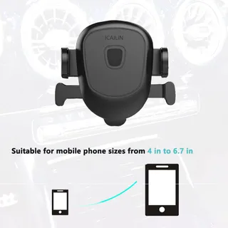ICAILIN Autohouder Mercedes-Benz Ford Audi Volkswagen Suzuki Mini — miniatuur 4
