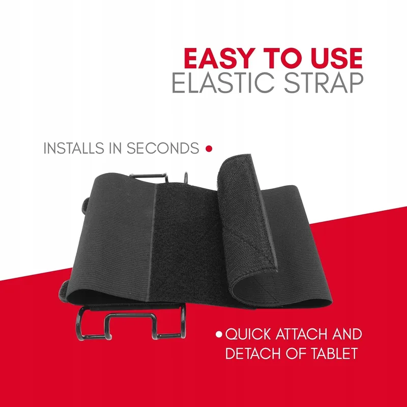 MACALLY STRAPMOUNT Hoofdsteunhouder Verstelbare Riem Tablet 11" — foto 4