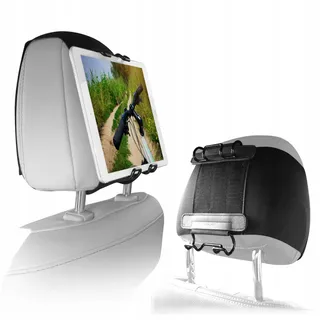 MACALLY STRAPMOUNT Hoofdsteunhouder Verstelbare Riem Tablet 11" — miniatuur 1
