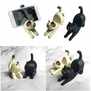 HYXODJY Telefoonhouder Zwarte Kat Universeel Bureau — miniatuur 6