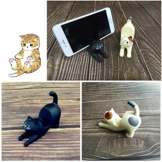HYXODJY Telefoonhouder Zwarte Kat Universeel Bureau — miniatuur 3
