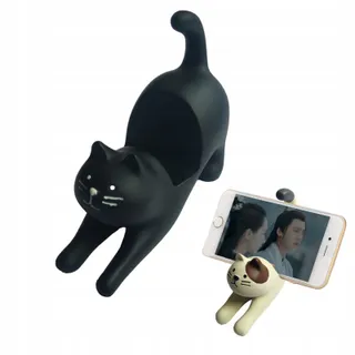 HYXODJY Telefoonhouder Zwarte Kat Universeel Bureau — miniatuur 1