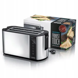 ARENDO Broodrooster Staal 4 Sneden Touchscreen 1500W 7 Standen — miniatuur 6