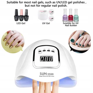 TIMPOU UV LED Nagellamp 150W Sensor LCD Timer — miniatuur 5