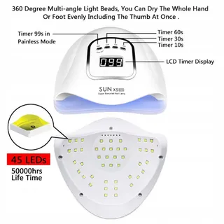 TIMPOU UV LED Nagellamp 150W Sensor LCD Timer — miniatuur 2