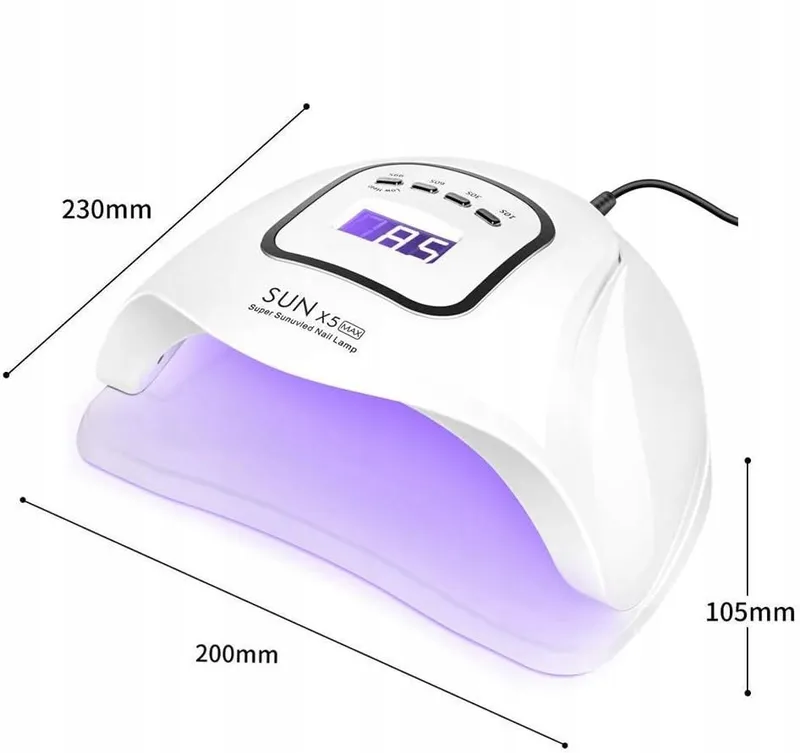 TIMPOU UV LED Nagellamp 150W Sensor LCD Timer β foto 10