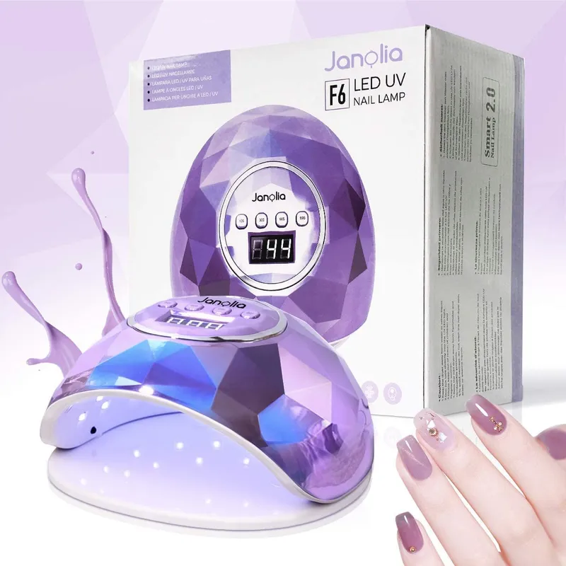 JANOLIA UV LED Nagellamp 86W Professioneel Sensor LCD Timer — foto 9