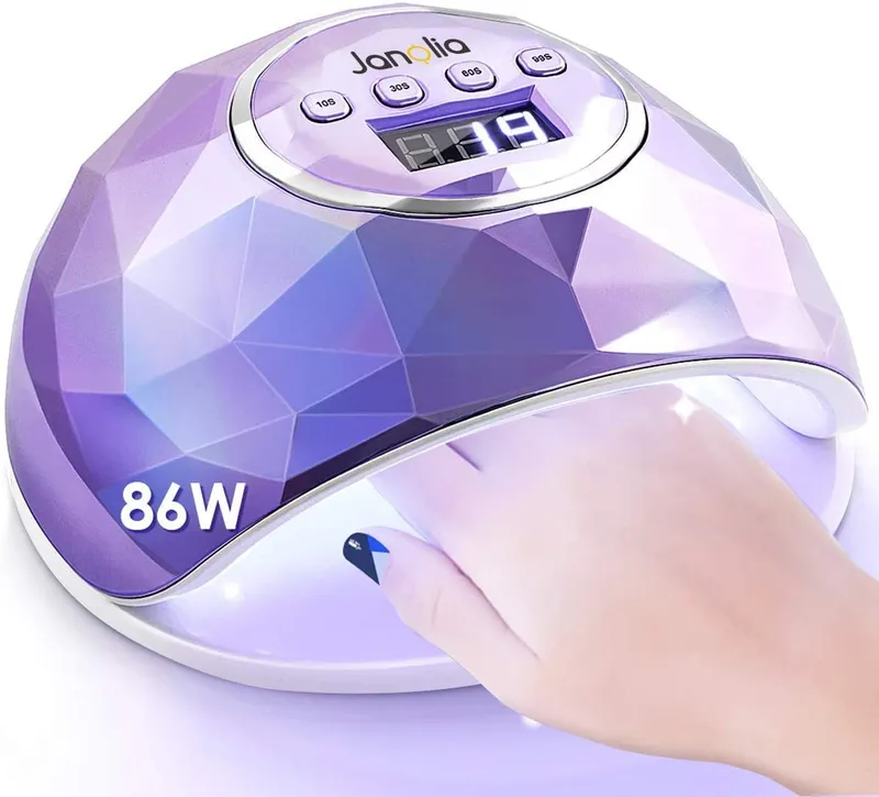 JANOLIA UV LED Nagellamp 86W Professioneel Sensor LCD Timer — foto 1
