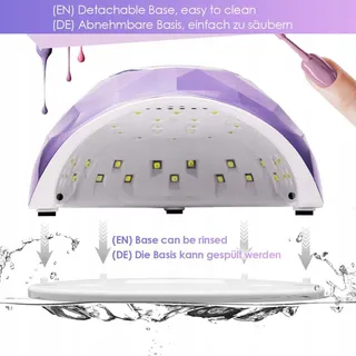 JANOLIA UV LED Nagellamp 86W Professioneel Sensor LCD Timer — miniatuur 4