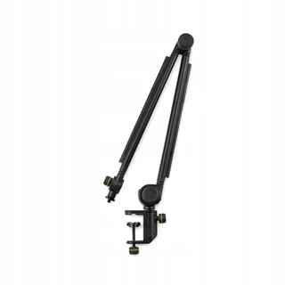 GRAVITY Tafelmicrofoonarm Klem 15-54mm Zwart — miniatuur 1