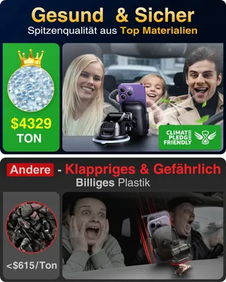 VANMASS Autohouder Verstelbaar Voor Telefoon iPhone — miniatuur 3