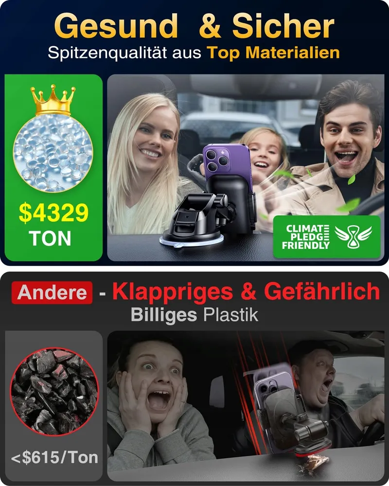 VANMASS Autohouder Verstelbaar Voor Telefoon iPhone — foto 3