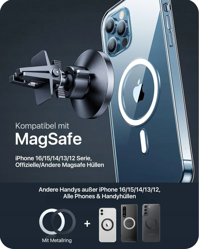 ANDOBIL MagSafe Magnetische Autohouder Voor iPhone Android Smartphones — foto 4