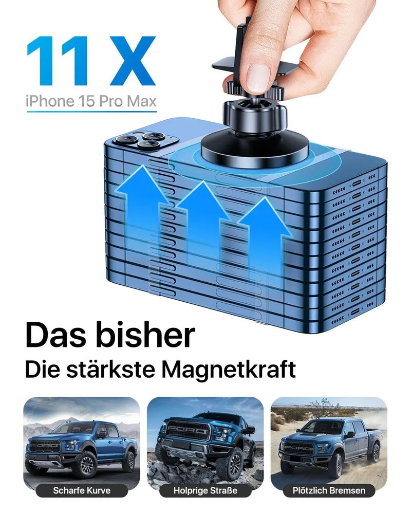 ANDOBIL MagSafe Magnetische Autohouder Voor iPhone Android Smartphones — foto 3