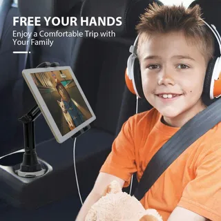 WOLEYI Tablet en Telefoonhouder Auto Verstelbaar 4-13 Inch — miniatuur 6