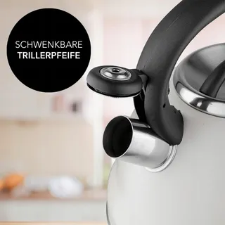 FLORINA Waterkoker RVS 2,5L Jacob Bakelieten Handvat Alle Kookplaten — miniatuur 4