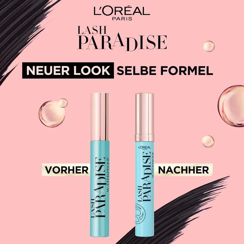 L'ORÉAL PARIS Lash Paradise Waterproof Mascara Gevoelige Ogen Zwart — foto 5