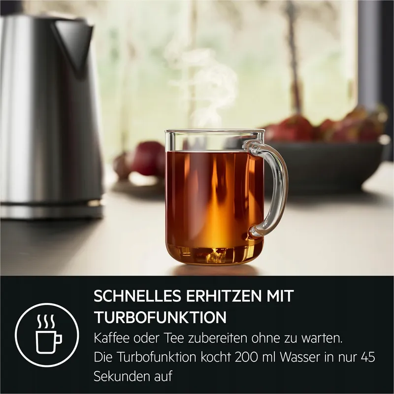 AEG Waterkoker 2400W 5 Temp. 1,7L Roestvrij Staal — foto 5