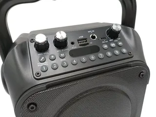 SINGINGMATE Draagbare Bluetooth Karaoke Speaker Microfoons LED — miniatuur 10