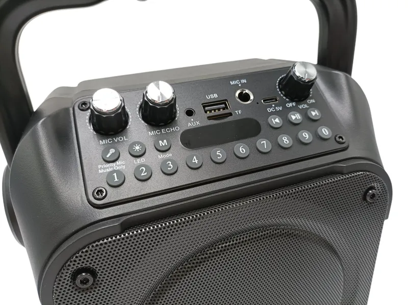 SINGINGMATE Draagbare Bluetooth Karaoke Speaker Microfoons LED — foto 10