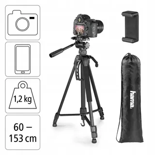 HAMA Action 153 3D Statief Licht Telefoonhouder 153cm — miniatuur 2