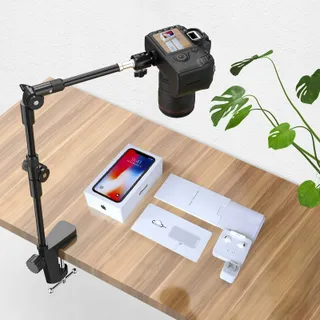 KDD Camerahouder 63cm Telefoonhouder Microfoon 360° — miniatuur 2
