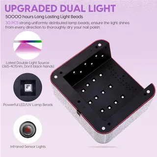 ANBEISTEE UV Nagellamp Snel Drogend Gellak Salon — miniatuur 3