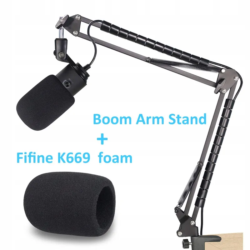 YOUSHARES K669 Microfoonarm met Popbescherming Boom Arm — foto 2