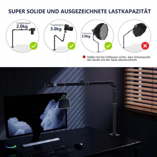 RAUBAY Metalen Magic Arm Camera Microfoon Projector — miniatuur 4