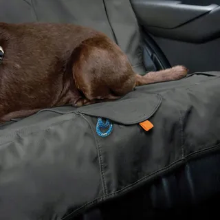 KURGO Waterdichte Achterbankmat voor Honden Universeel 140cm Grijs — miniatuur 2