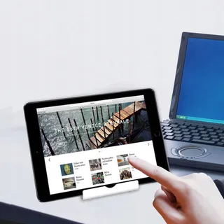 JETech Verstelbare Tabletstandaard iPad Galaxy Tab Zilver — miniatuur 2