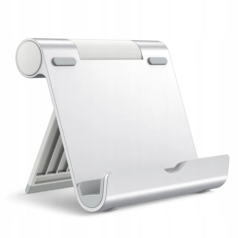 JETech Verstelbare Tabletstandaard iPad Galaxy Tab Zilver — foto 1